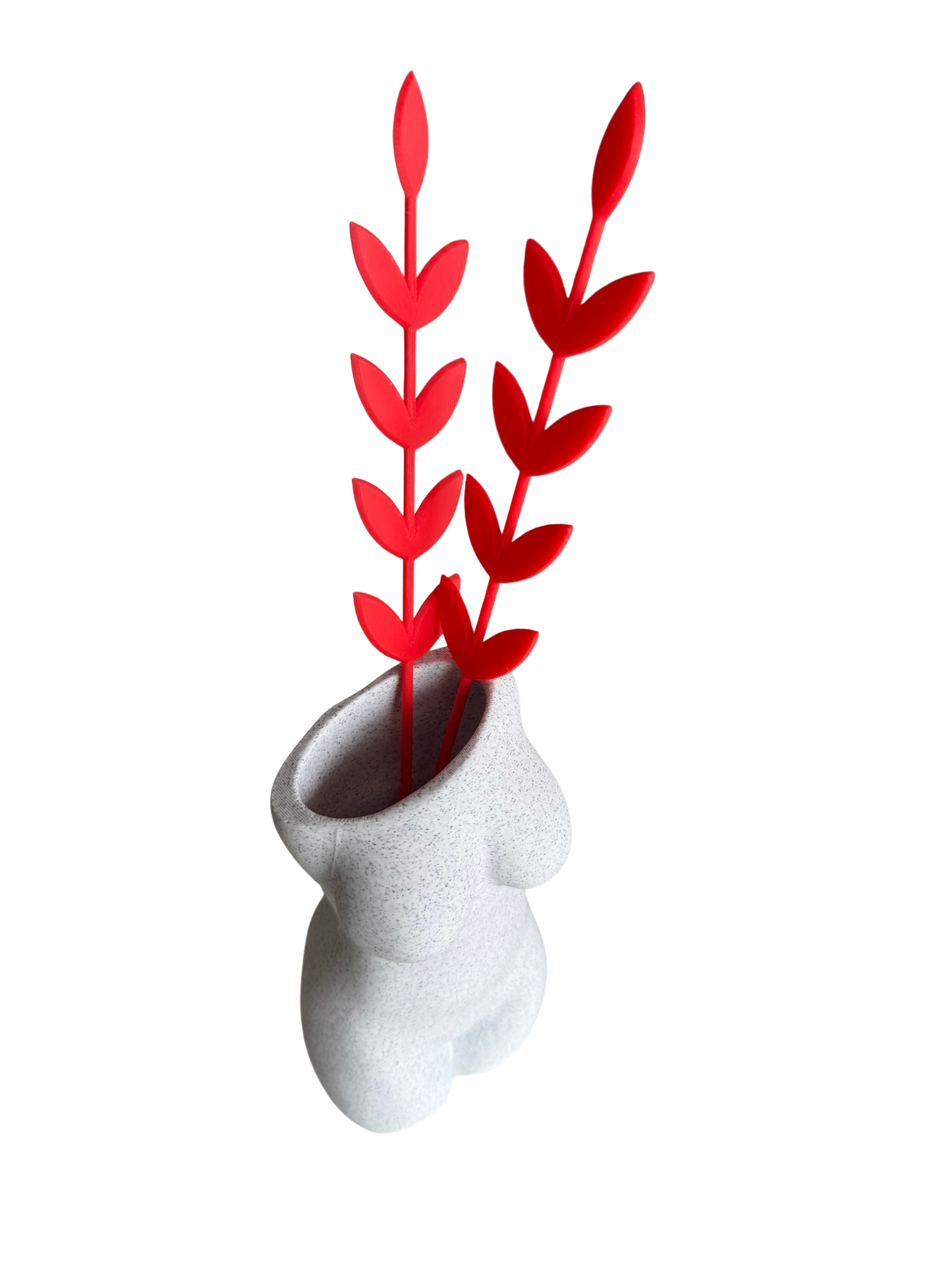 Wazon kobiecy tors – nowoczesna rzeźba 15 cm | Dekoracyjny wazon 3D w stylu artystycznym