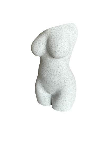 Wazon kobiecy tors – nowoczesna rzeźba 15 cm | Dekoracyjny wazon 3D w stylu artystycznym