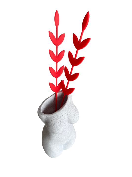 Wazon kobiecy tors – nowoczesna rzeźba 15 cm | Dekoracyjny wazon 3D w stylu artystycznym
