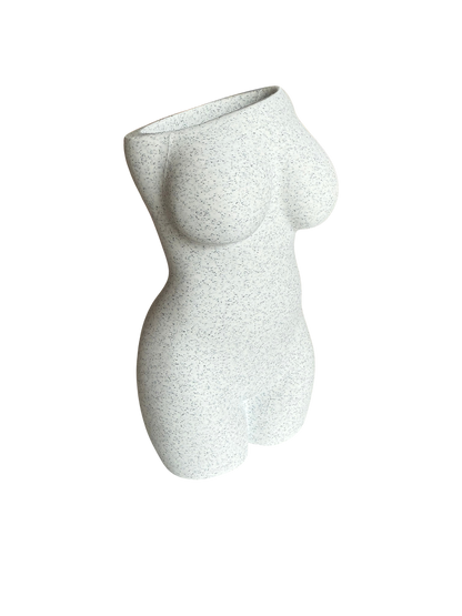 Wazon kobiecy tors – nowoczesna rzeźba 15 cm | Dekoracyjny wazon 3D w stylu artystycznym